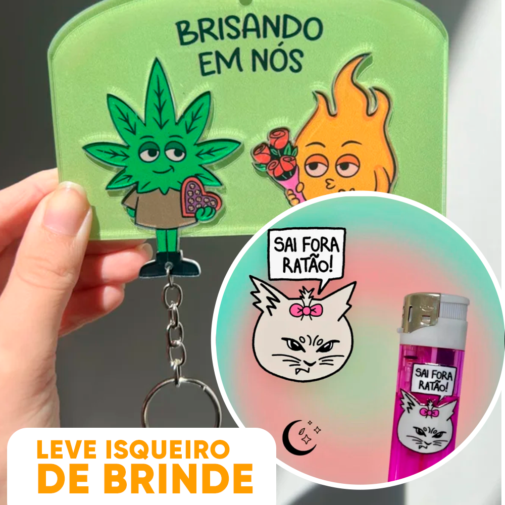 Oferta Especial - Porta Chaves + Isqueiro de Brinde